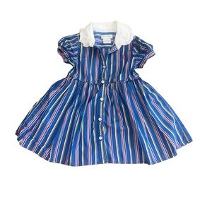 Ralph Lauren polo striped dress size 12 months